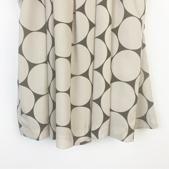 Madewell Circle Dot Pleated Cami Womens Blouse Tan Size 0 - Picture 10 of 13